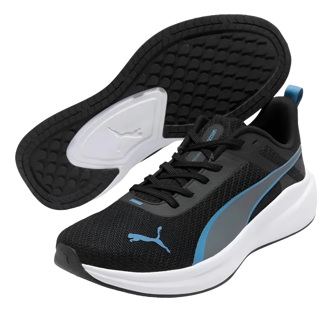 Tenis Puma Rocket Fuel Lite - Original - Negro y gris