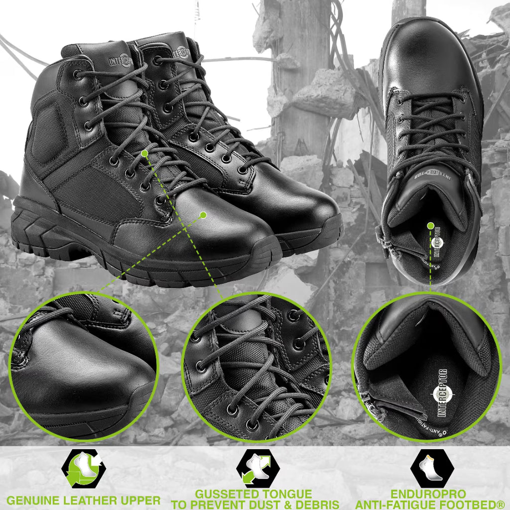 Botas Interceptor 6" Soft Toe Tactical Boots - Original