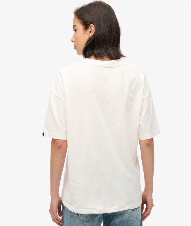 Camiseta Superdry Vintage Logo Rainbow - Original - Algodon - Mujer