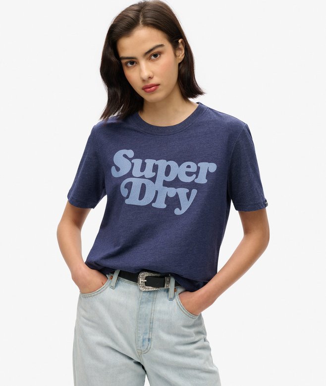 Camiseta Superdry clásica 70s Logo - Original - Mujer